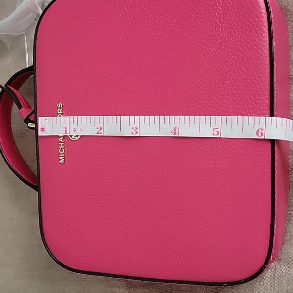 Michael Kors Jet Set Charm Handle/Crossbody Purse, Rubin Red NWT - Picture 16 of 16